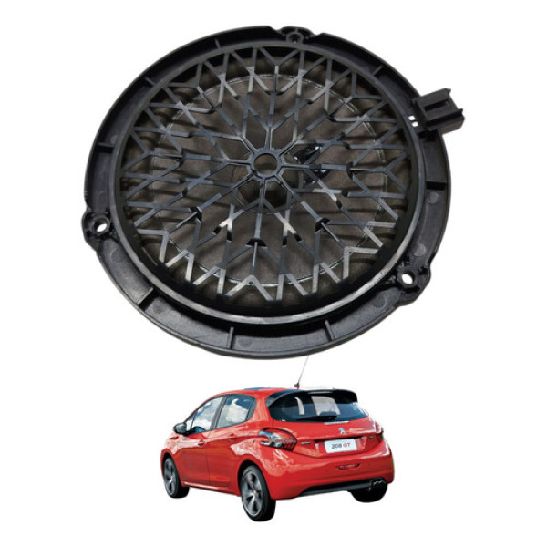 Alto Falante Traseiro Esquerdo Peugeot 208 2014 2015 Preto