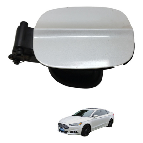 Portinhola Tampa Tanque Fusion Titanium 2013 2014 2015 Branco 2014