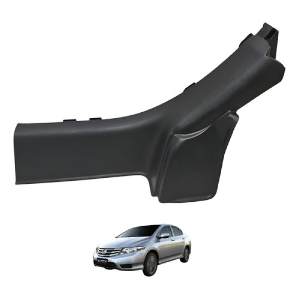 Acabamento Soleira Traseira Direita Honda City 2013 2014 Preto