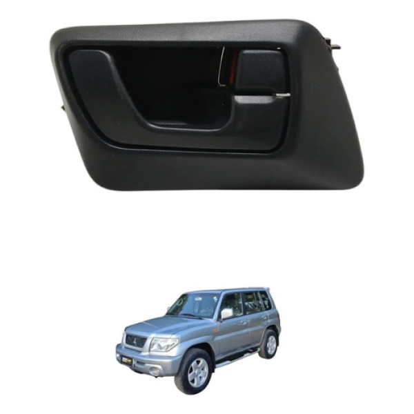 Maçaneta Traseira Direita Pajero Tr4 2004 2005 Preto
