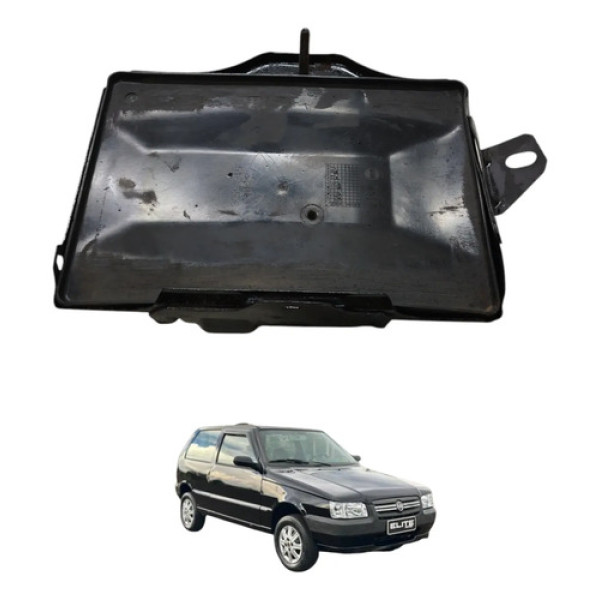 Suporte Caixa Bateria Uno 1.0 2010 2011 2012 Preto