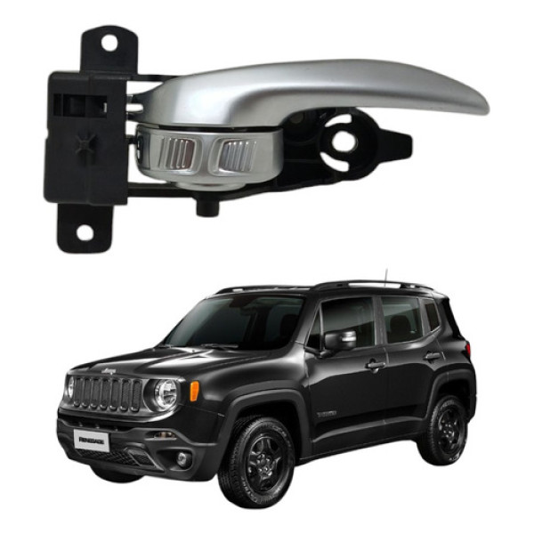 Maçaneta Interna Porta Dianteira Esquerda Jeep Renegade 2018 Dianteira