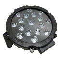 Par 2 Farol Milha Led 12v 198w Preto