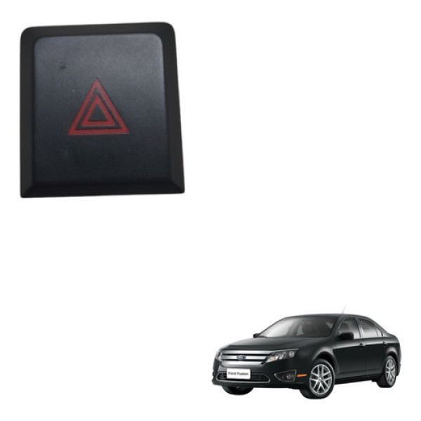 Botão Comando Alerta Fusion V6 2010 A 2012 Preto