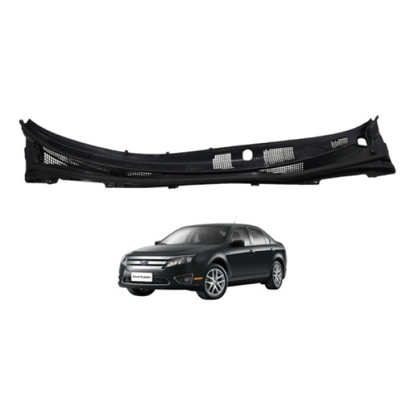 Grade Churrasqueira Fusion 3.0 2010 2011 Ford Preto Fosco