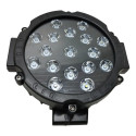 Par 2 Farol Milha Led 12v 198w Preto