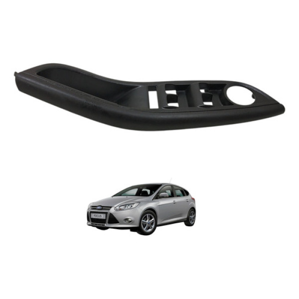 Puxador Interno Porta Dianteira Esquerda Focus 2014 2015 Preto