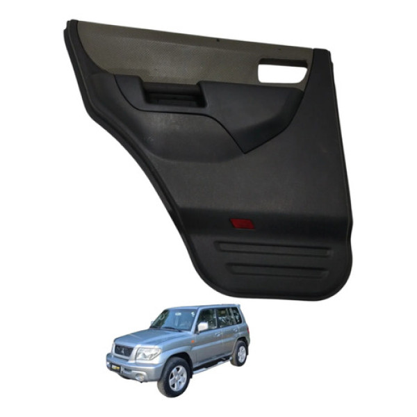 Forro Porta Traseira Esquerda Pajero Tr4 2004 2005 Preto