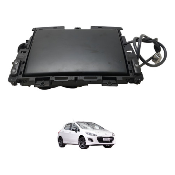 Tela Multimídia Peugeot 308 1.6 Thp 2014 2015 Preto