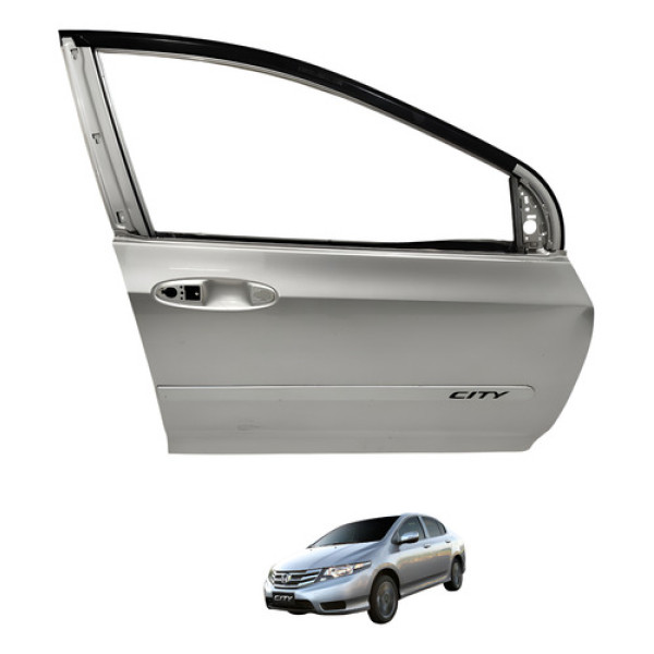 Porta Dianteira Direita Honda City 2013 2014 Detalhe Dianteira Direito Cinza
