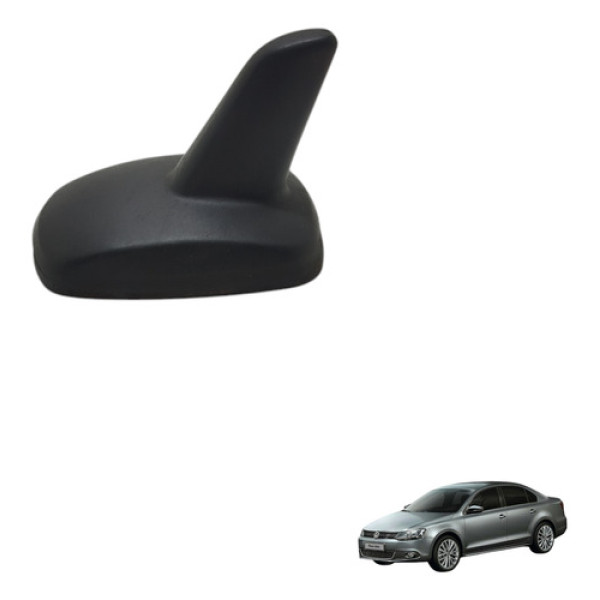 Capa Antena Tubarão Jetta 2012 A 2015 Preto