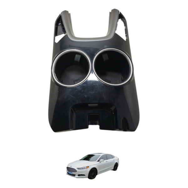 Porta Copos Console Central Fusion Titanium 2013 2014 Preto