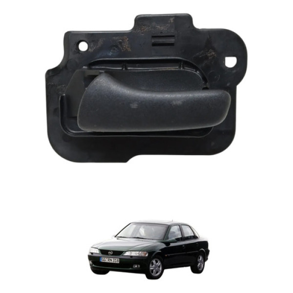 Maçaneta Interna Traseira Esquerda Vectra 1997 1998 2000 Preto