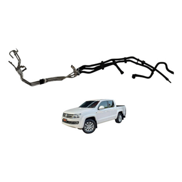 Mangueira Linha Combustível Amarok 2.0 Biturbo 2011 2012 Vw Preto