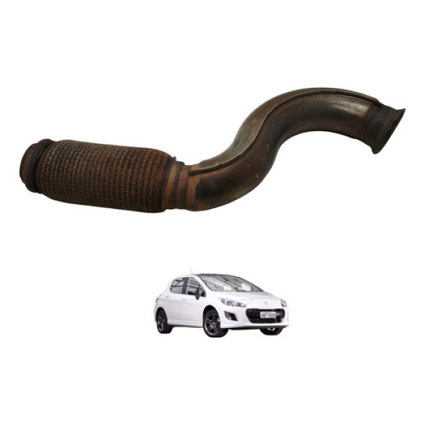 Curva Flexível Escapamento Peugeot 308 1.6 Thp 2014 2015 Original