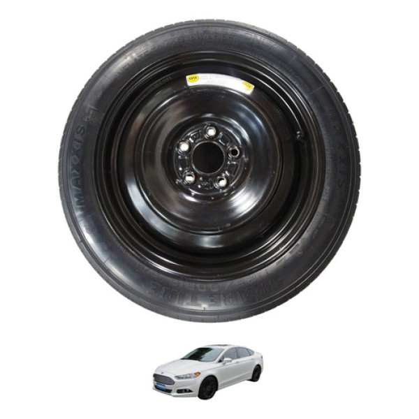 Roda Estepe Aro 16 Fusion Titanium 2013 2014 Preto