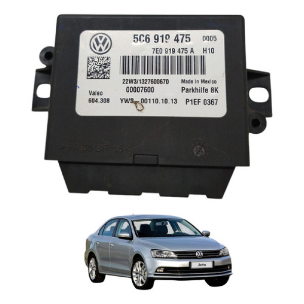 Módulo Sensor Estacionamento Jetta Tsi 211cv 2013 2014 Preto