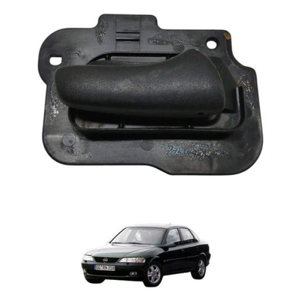 Maçaneta Interna Traseira Direita Vectra 1997 1998 2000 Preto Traseira