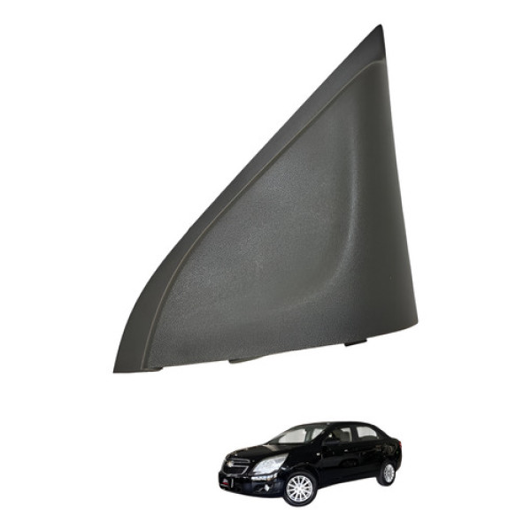 Acabamento Interno Retrovisor Direito Cobalt 2013 2014 Preto
