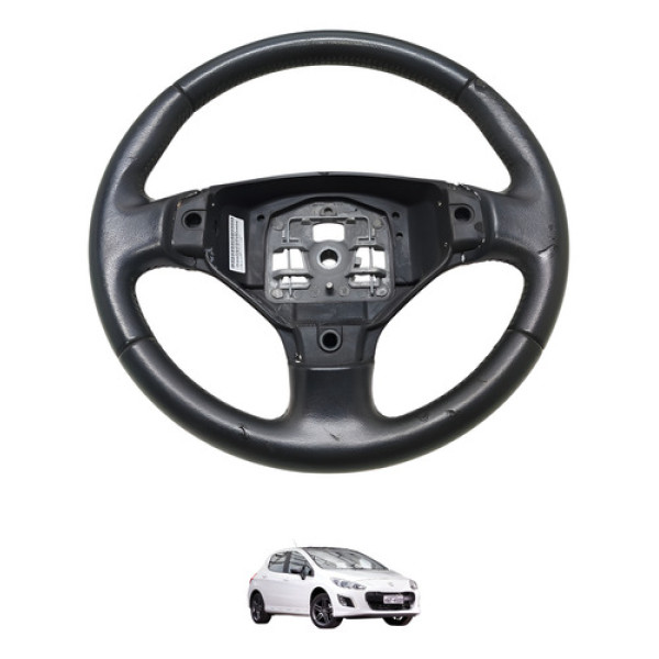 Volante Direção Peugeot 308 1.6 Thp 2014 2015 Preto