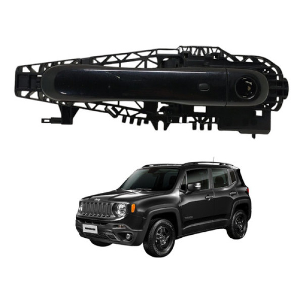 Maçaneta Externa Dianteira Esquerda Jeep Renegade 2018 Dianteira
