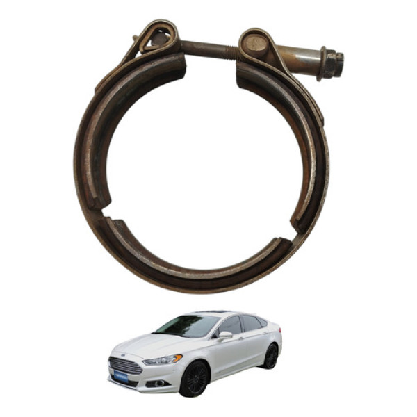 Abraçadeira Escapamento Turbina Fusion Titanium 2.0 2014 Preto
