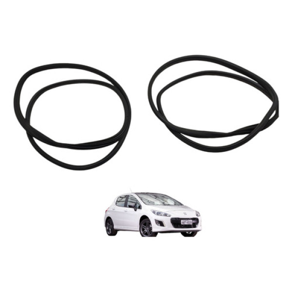 Borracha Porta Traseira Peugeot 308 2013 2014
