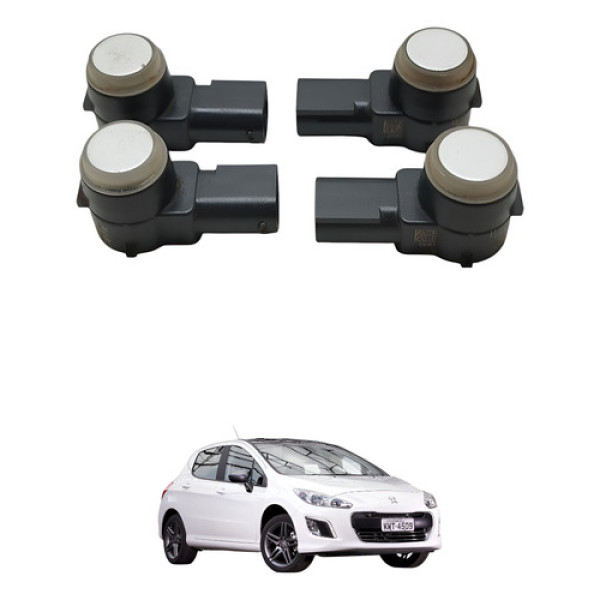 Sensor Estacionamento Peugeot 308 1.6 Thp 2013 2014 Branco