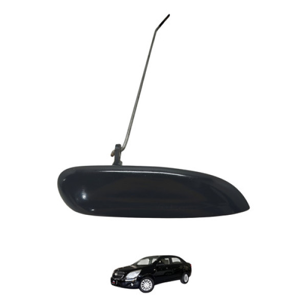 Maçaneta Externa Dianteira Direita Cobalt 2013 2014 Preto Dianteira