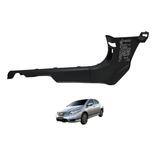 Soleira Esquerda Honda City 2013 2014 Preto