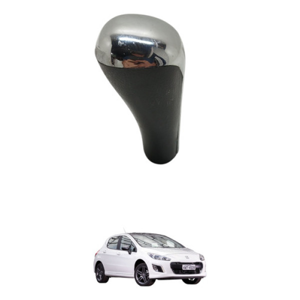 Manopla Alavanca Marcha Peugeot 308 2014 2015 Preto
