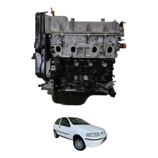Motor Parcial Palio 1.0 Fire  Gasolina 55cv 2003 2004