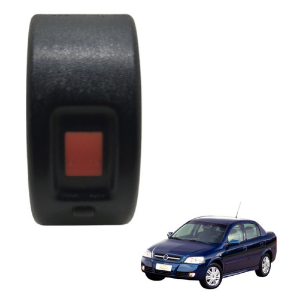 Botão Pisca Alerta Astra 2005 A 2008 Preto