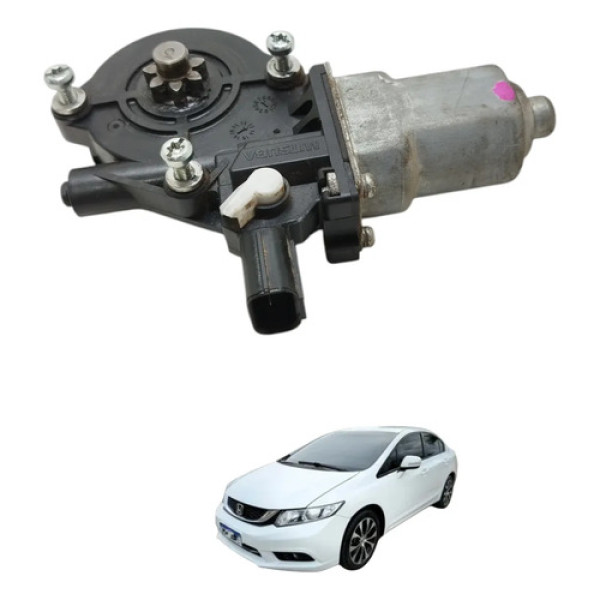 Motor Máquina Vidro Dianteiro Direito Civic 2013 2014