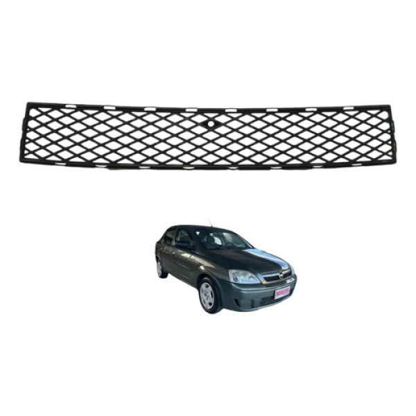Grade Parachoque Dianteiro Corsa 2010 Preto