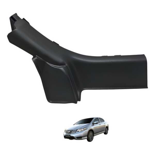 Acabamento Soleira Traseira Esquerda Honda City 2013 2014 Preto