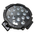 Par 2 Farol Milha Led 12v 198w Preto