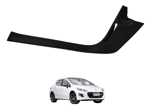 Soleira Porta Dianteira Esquerda Peugeot 308 2014 2015 Preto