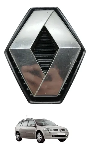 Emblema Parachoque Dianteiro Megane 2008 2009 Preto