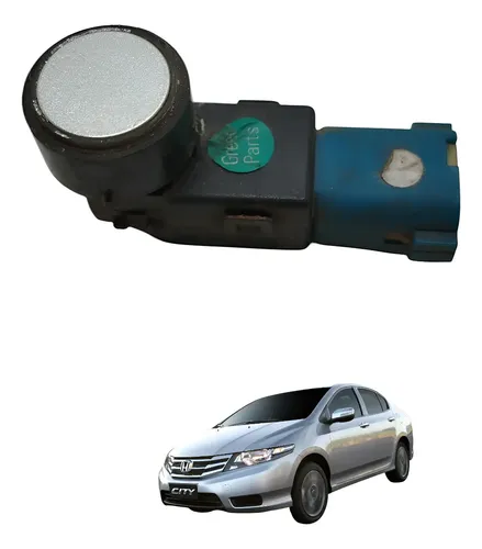 Sensor Estacionamento Traseiro Central Honda City 2013 2014 Prateado
