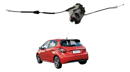 Fechadura Traseira Esquerda Peugeot 208 1.5 2014 2015