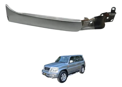 Bigode Farol Direito Pajero Tr4 2004 2005 Prateado Direito