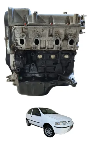 Motor Parcial Palio 1.0 Flex 66cv  2006 2007