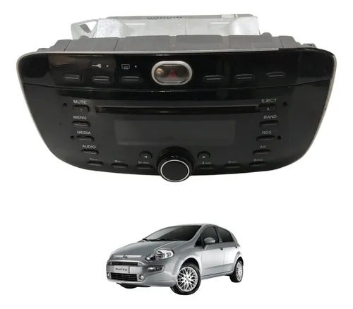 Rádio Som Original Punto 1.6 2013 2014 Preto