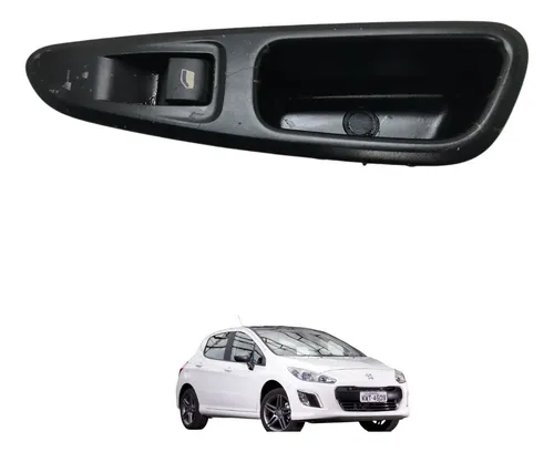Moldura Botão Vidro Traseiro Direito Peugeot 308 2014 2015