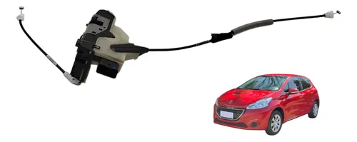 Fechadura Porta Dianteira Esquerda Peugeot 208 2013 A 2016