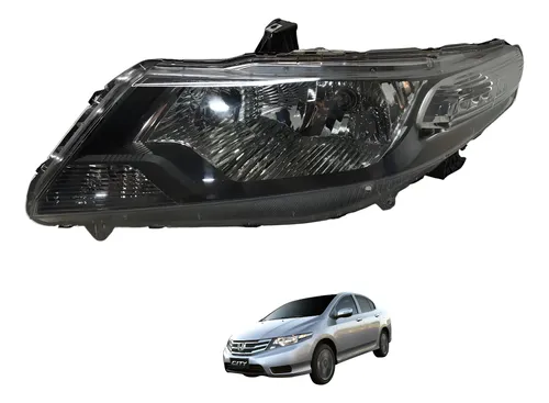Farol Esquerdo Honda City 2013 2014 Esquerdo/motorista