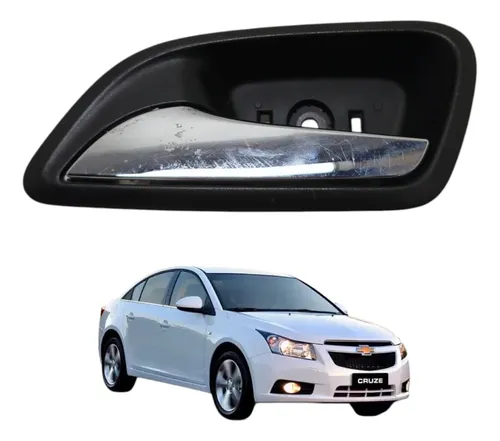 Maçaneta Dianteira Esquerda Cruze 2012 2013 2014 Gm Preto Dianteira