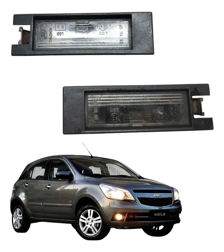 Luz Placa Traseira Agile 2011 2012 2013 Gm