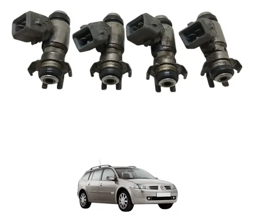 Jogo Bico Injetor Megane Grand Tour 1.6 16v 2008 2009 1